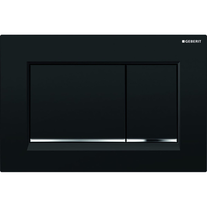 Смывная клавиша GEBERIT SIGMA 30 115,883.KM.1 черный хром глянец
