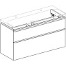 Тумба для комплекта GEBERIT SMYLE SQUARE 500,355.JK.1 118 см темно-серый